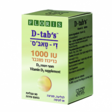 Витамин Д3 1000 IU, Floris Vitamin D3 1000 IU 90 tab.